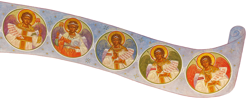 Orthodox image of the Archangels
